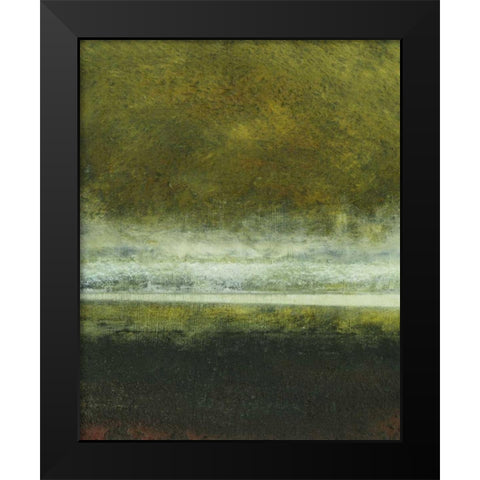 Paths III Black Modern Wood Framed Art Print by Gordon, Sharon