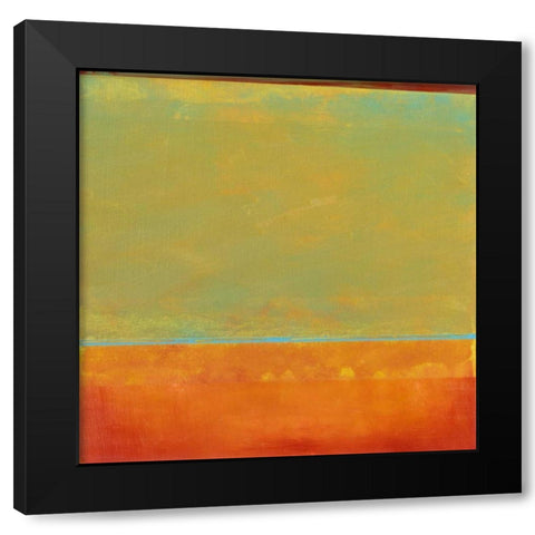Paths VII Black Modern Wood Framed Art Print with Double Matting by Gordon, Sharon