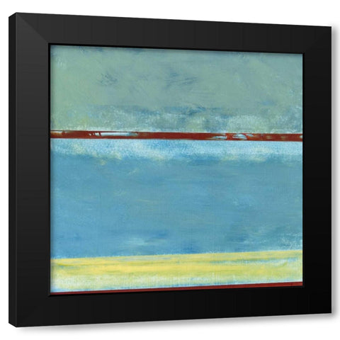 Paths VIII Black Modern Wood Framed Art Print with Double Matting by Gordon, Sharon