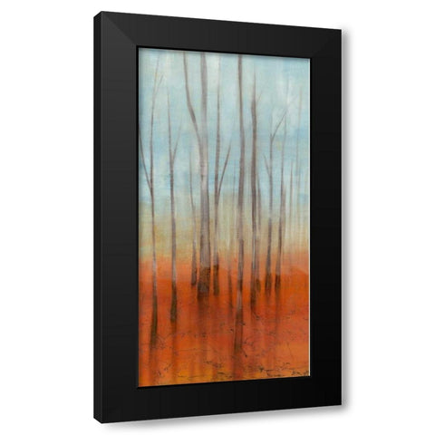 Birch Forest I Black Modern Wood Framed Art Print with Double Matting by Goldberger, Jennifer