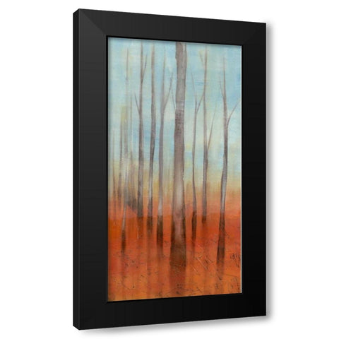 Birch Forest II Black Modern Wood Framed Art Print with Double Matting by Goldberger, Jennifer