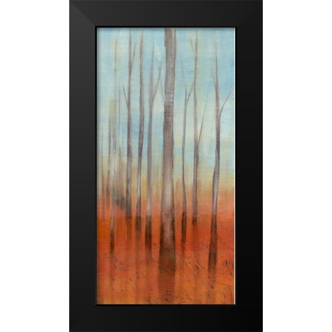 Birch Forest II Black Modern Wood Framed Art Print by Goldberger, Jennifer