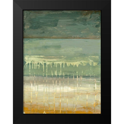 Marine Abstract I Black Modern Wood Framed Art Print by Goldberger, Jennifer