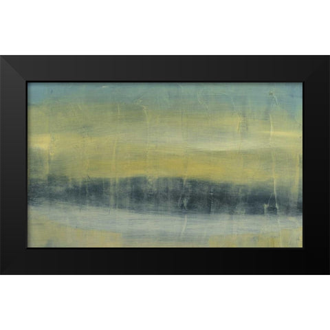 Abstracted Skyline II Black Modern Wood Framed Art Print by Goldberger, Jennifer