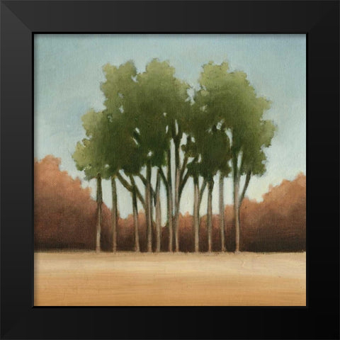 Stand of Trees I Black Modern Wood Framed Art Print by Harper, Ethan