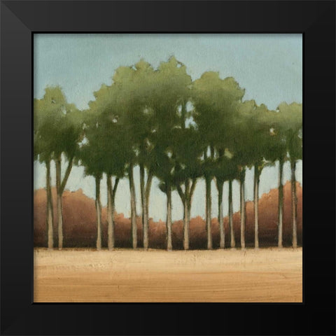 Stand of Trees II Black Modern Wood Framed Art Print by Harper, Ethan