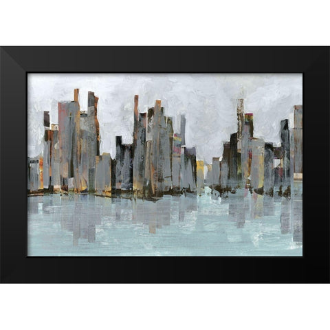 Second City I Black Modern Wood Framed Art Print by Fagalde, Jarman