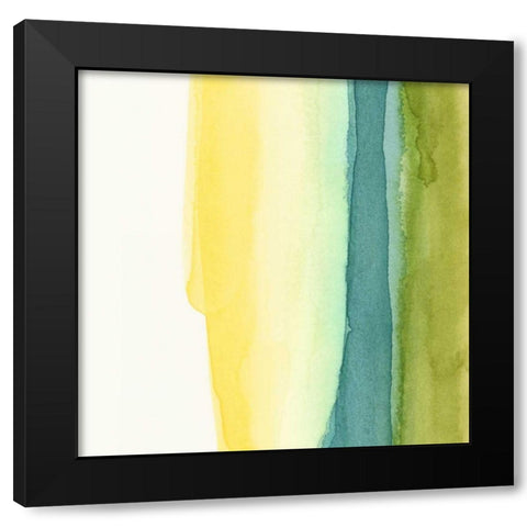 Liquidity III Black Modern Wood Framed Art Print by Zarris, Chariklia