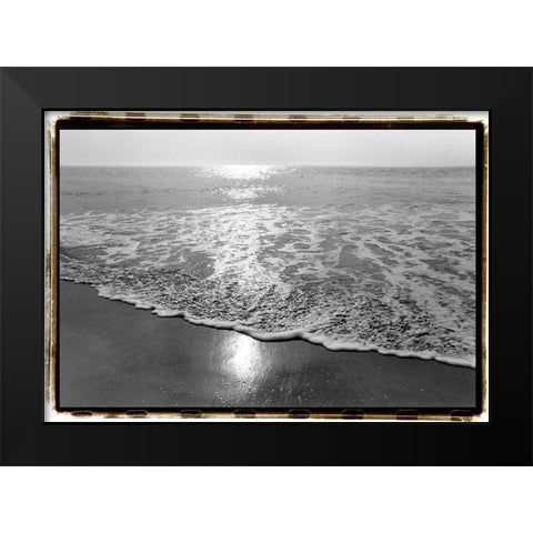 Ocean Sunrise I Black Modern Wood Framed Art Print by DeNardo, Laura
