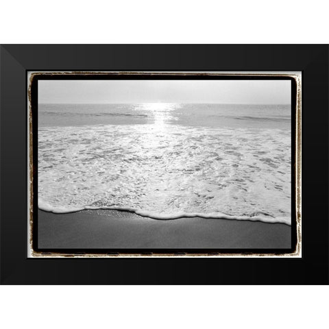 Ocean Sunrise III Black Modern Wood Framed Art Print by DeNardo, Laura