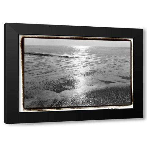 Ocean Sunrise IV Black Modern Wood Framed Art Print by DeNardo, Laura