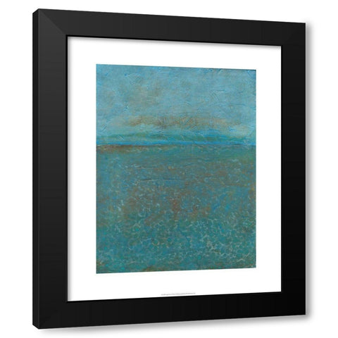 Aegean Sea I Black Modern Wood Framed Art Print by Holland, J.