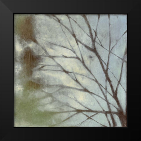 Diffuse Branches I Black Modern Wood Framed Art Print by Goldberger, Jennifer