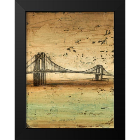 Traverse I Black Modern Wood Framed Art Print by Harper, Ethan
