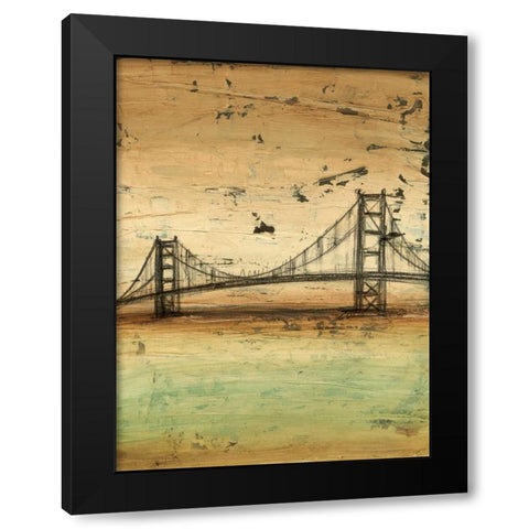 Traverse II Black Modern Wood Framed Art Print by Harper, Ethan
