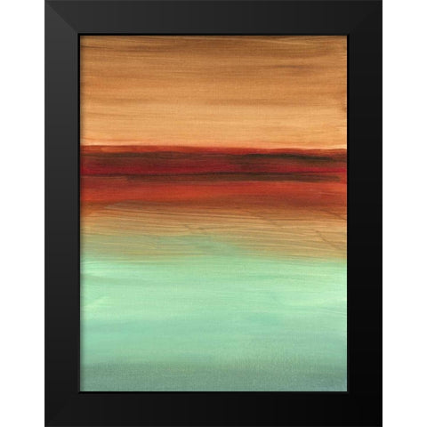 Geologic Sequence II Black Modern Wood Framed Art Print by Harper, Ethan