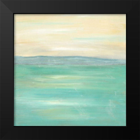 Serenity II Black Modern Wood Framed Art Print by Holland, Julie