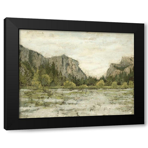Western Landscape II Black Modern Wood Framed Art Print by Meagher, Megan