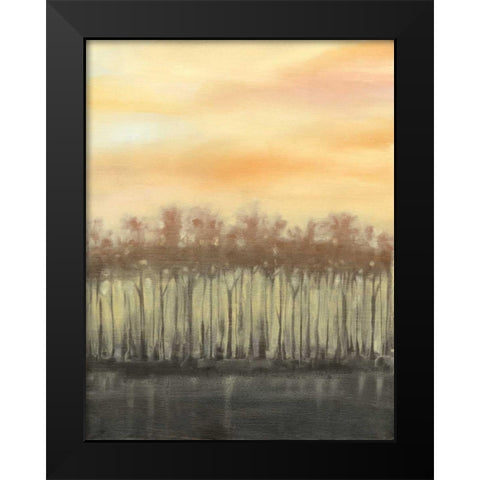 Dusk in Autumn Black Modern Wood Framed Art Print by Goldberger, Jennifer