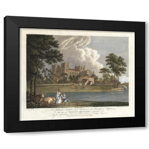 Days of Leisure II Black Modern Wood Framed Art Print with Double Matting by Hearne, T.
