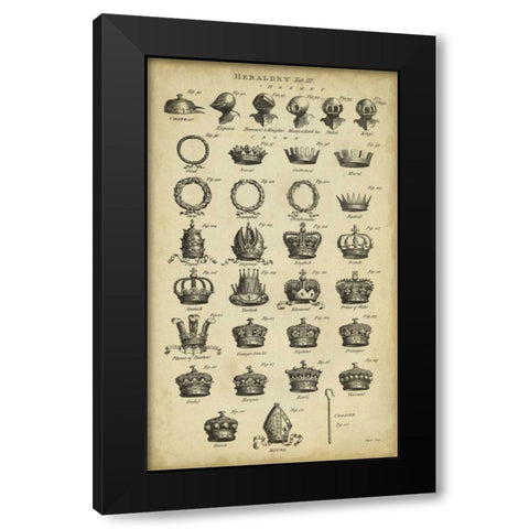 Encyclopediae IV Black Modern Wood Framed Art Print by Chambers