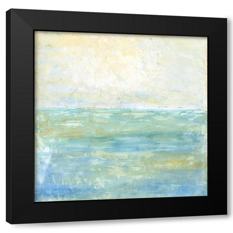 Tranquil Coast I Black Modern Wood Framed Art Print by Holland, Julie