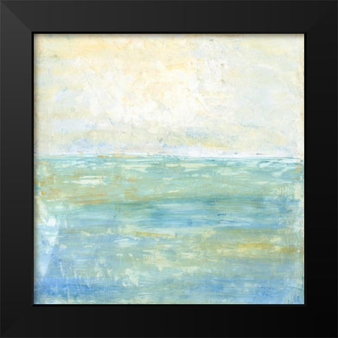 Tranquil Coast I Black Modern Wood Framed Art Print by Holland, Julie