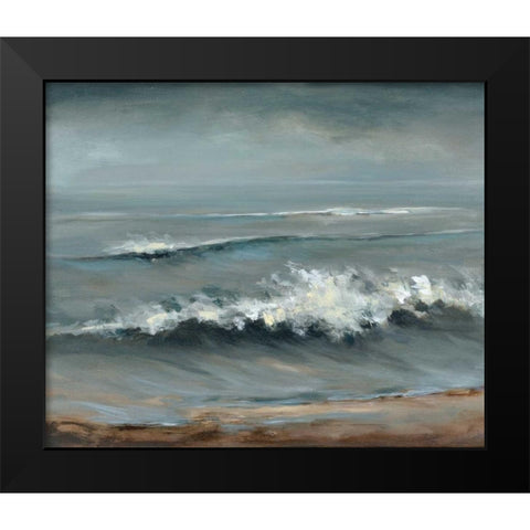 Breaking Away Black Modern Wood Framed Art Print by Long, Christina