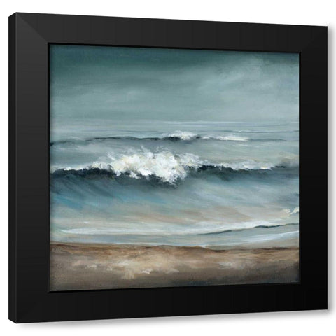 Longing Black Modern Wood Framed Art Print by Long, Christina