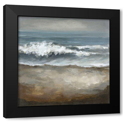 Once in a While Black Modern Wood Framed Art Print by Long, Christina