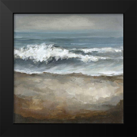 Once in a While Black Modern Wood Framed Art Print by Long, Christina