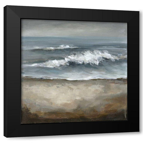 Tears from the Sea Black Modern Wood Framed Art Print by Long, Christina