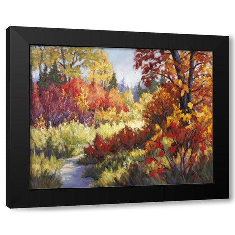Forever More Black Modern Wood Framed Art Print by Pfannmuller, A. A.