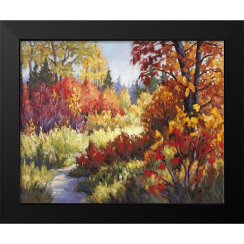 Forever More Black Modern Wood Framed Art Print by Pfannmuller, A. A.