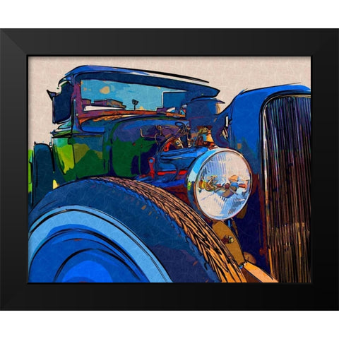 Classic Cruisin I Black Modern Wood Framed Art Print by Head, Danny