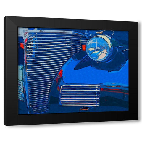 Classic Cruisin II Black Modern Wood Framed Art Print with Double Matting by Head, Danny