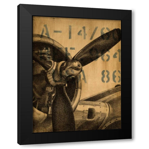 Transcontinental I Black Modern Wood Framed Art Print by Harper, Ethan