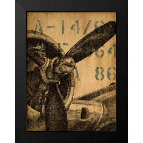 Transcontinental I Black Modern Wood Framed Art Print by Harper, Ethan