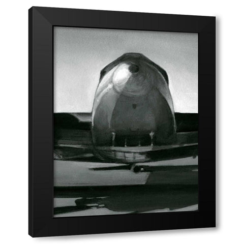 Vintage Flight II Black Modern Wood Framed Art Print with Double Matting by Harper, Ethan