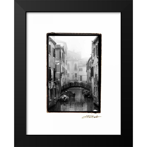 Waterways of Venice II Black Modern Wood Framed Art Print by DeNardo, Laura