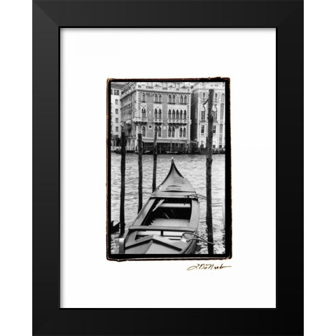 Waterways of Venice III Black Modern Wood Framed Art Print by DeNardo, Laura