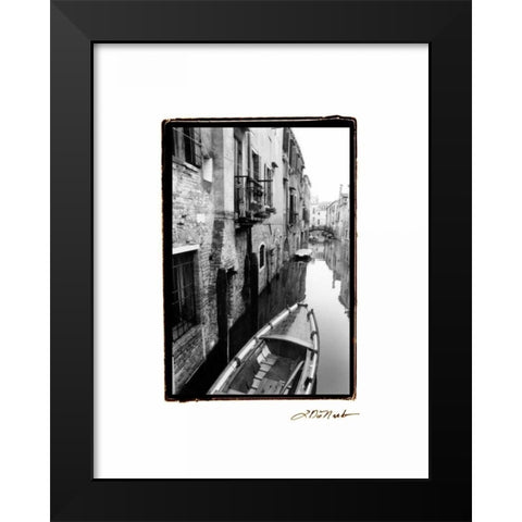 Waterways of Venice V Black Modern Wood Framed Art Print by DeNardo, Laura