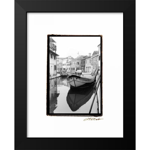 Waterways of Venice VIII Black Modern Wood Framed Art Print by DeNardo, Laura