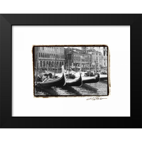 Waterways of Venice X Black Modern Wood Framed Art Print by DeNardo, Laura