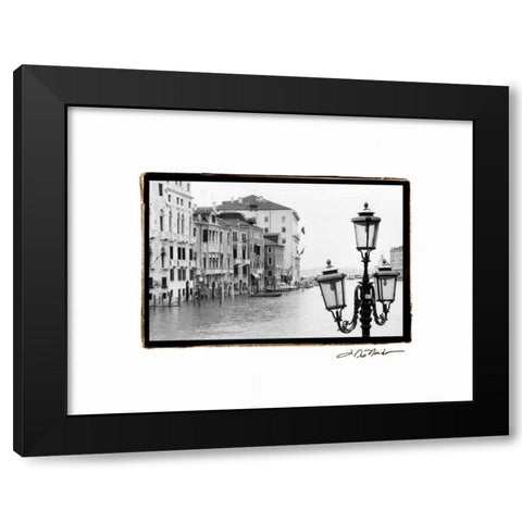 Waterways of Venice XI Black Modern Wood Framed Art Print with Double Matting by DeNardo, Laura