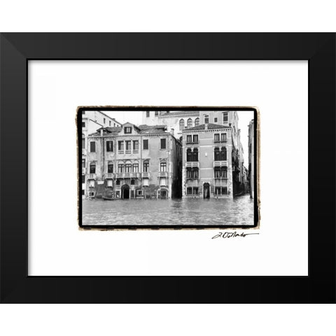 Waterways of Venice XVI Black Modern Wood Framed Art Print by DeNardo, Laura