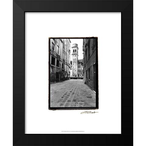 A Venetian Stroll VI Black Modern Wood Framed Art Print by DeNardo, Laura