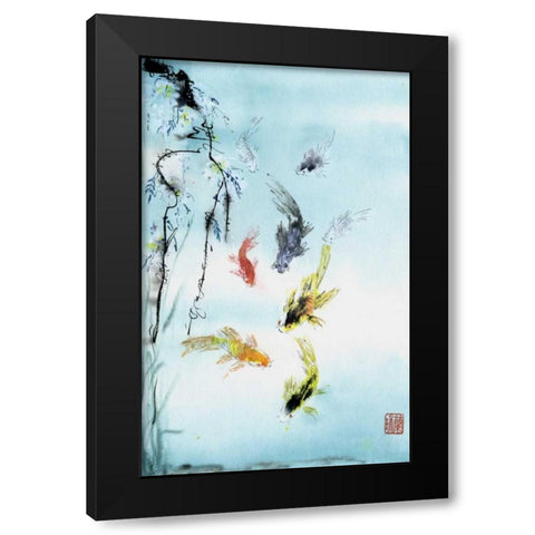 Recess Black Modern Wood Framed Art Print by Parker, Nan Rae