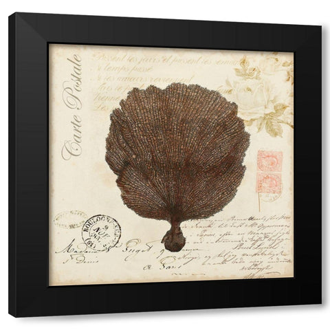 Romance du Mer II Black Modern Wood Framed Art Print by Vision Studio