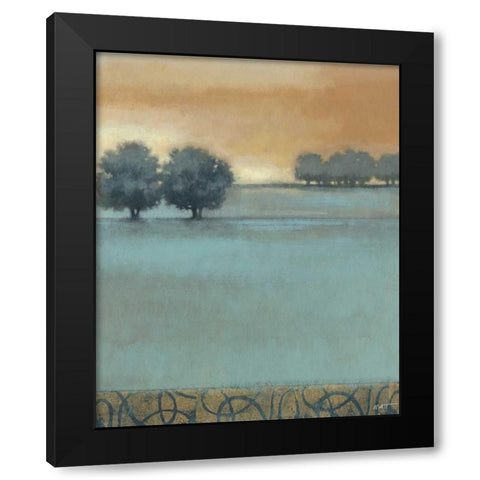 Tranquil Landscape I Black Modern Wood Framed Art Print by Wyatt Jr., Norman